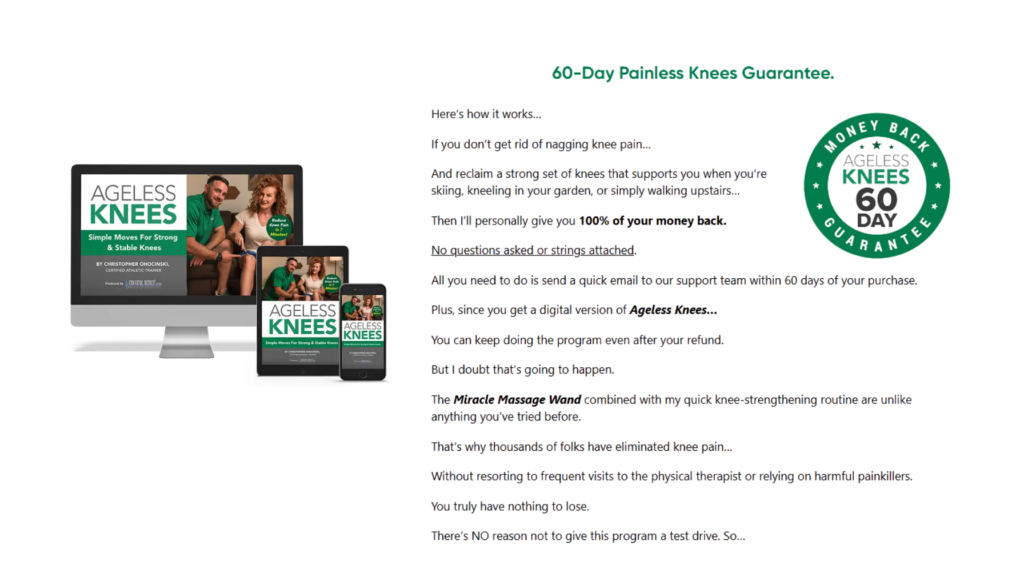 knee pain relief AGELESS KNEES 4 1