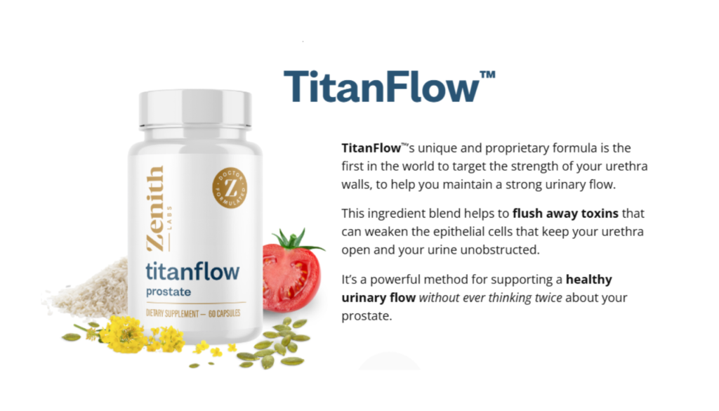 natural prostate support TitanFlow Prostate Support Supplement