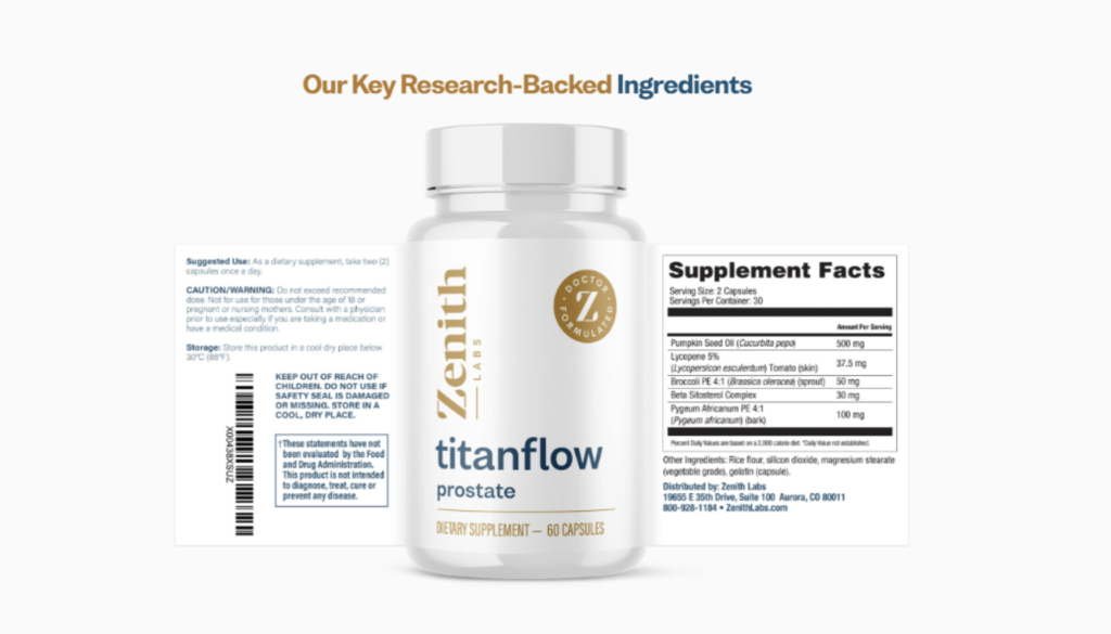 TitanFlow Prostate Support Supplement: 7 Reasons It’s a Game-Changer for Men Over 40 3 TitanFlow Prostate Support Supplement