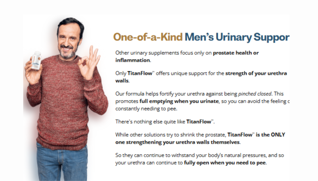 TitanFlow Prostate Support Supplement: 7 Reasons It’s a Game-Changer for Men Over 40 2 TitanFlow talk With Nurse 4